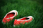 Shoes on the grass