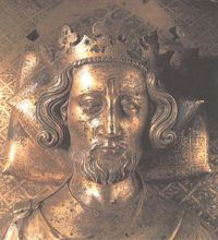 Tomb effigy of Henry III in Westminster Abbey