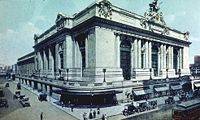 1 February: New York's Grand Central building as rebuilt (c.1911).