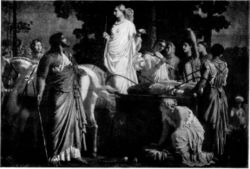 Odysseus and Nausicaä - by Charles Gleyre