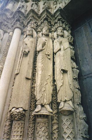 Image:Figures from Cathedral of Chartres.JPG