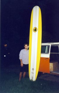 An 11-foot long board