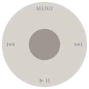The iPod's signature Click Wheel.