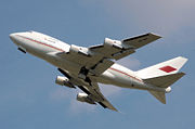 Bahrain Royal Flight Boeing 747SP