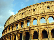 The Colosseum in Rome, perhaps the most enduring symbol of Italy
