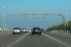 The FasTrak system in Orange County uses ANPR and radio transponders