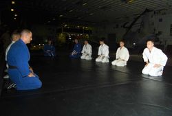 Formalism and strict conduct are typical of traditional judo.