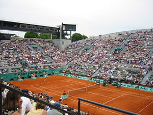 Suzanne Lenglen Court at Roland Garros.