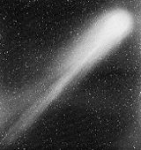 May: Comet Halley's tail