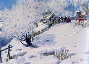 Long, harsh winters are believed to have affected the Russian national character.