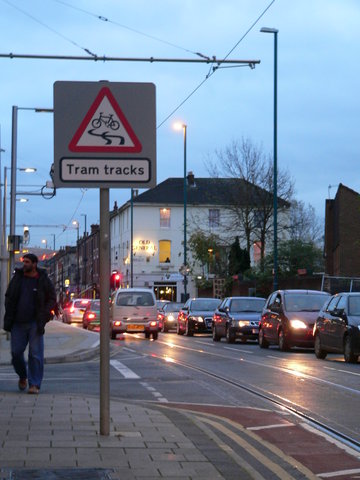 Image:NET-tram tracks warning.jpg