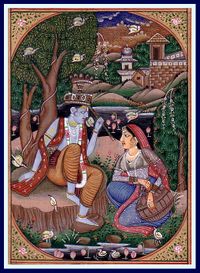 Radha and Krishna - Venerated within many traditions of Hinduism as the Supreme God, or as manifestations therof