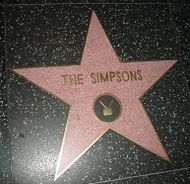 The Simpsons have been awarded a star on the Hollywood Walk of Fame.