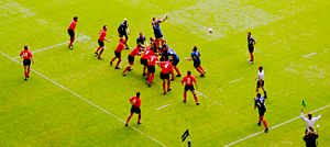 Wales playing France in 2004.