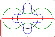 Edwards' Venn diagram of five sets