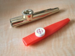 Two examples of the kazoo