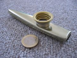 A metal kazoo