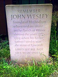 "Remembering John Wesley", Wroot, near Epworth