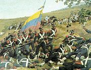 Detail of Martín Tovar y Tovar's La Batalla de Carabobo