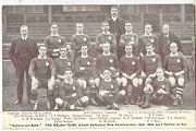 Wales' 1905 team that defeated New Zealand.