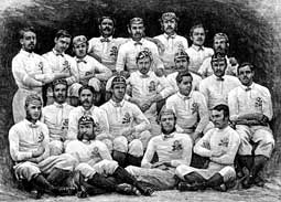 England before they played in the first international; versus Scotland in Edinburgh, 1871.