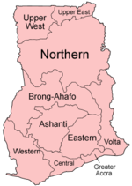 Regions of Ghana