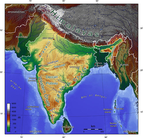 Image:India Geographic Map.jpg