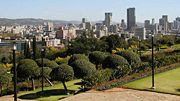 The central area of Pretoria, the administrative capital of South Africa