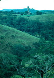 A border watch tower to control illegal immigration from Haiti located in the Cordillera Central of the Dominican Republic.