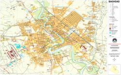 2003 street map of Baghdad