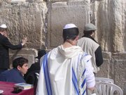 Jewish prayer at the Western Wall