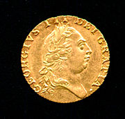 Gold guinea of George III, dated 1789