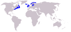 Grey Seal range (in blue)