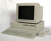 The Macintosh II, one of the first expandable Macintosh models.