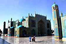 Blue Mosque in Mazari Sharif.