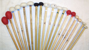 Timpanists use a variety of timpani sticks since each stick produces a different timbre.
