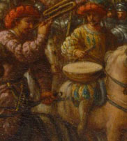 In the 15th century, timpani were used with trumpets as ceremonial instruments in the cavalry.