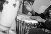 Hand drumming is significant throughout Africa