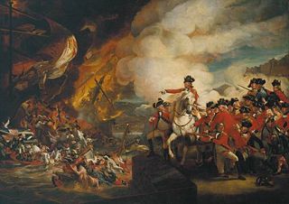 The Defeat of the Floating Batteries at Gibraltar, September 1782, by John Singleton Copley