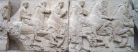 Section of a frieze from the Elgin Marbles.