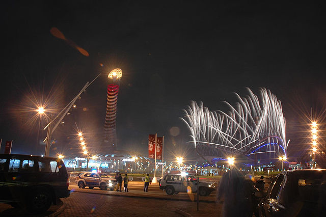 Image:Asian Games Doha 2006 fireworks.jpg