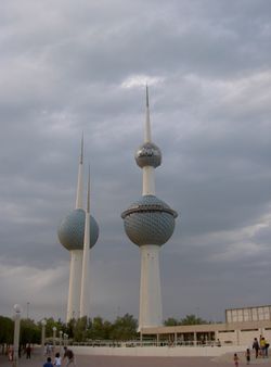 Built in 1979, the Kuwait Towers are the most famous landmark in Kuwait City.