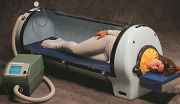 A modern negative pressure ventilator (iron lung)