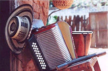 The accordion as main instrument for Vallenato