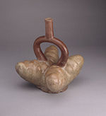 Potato Ceramic. Moche Culture. Larco Museum Collection