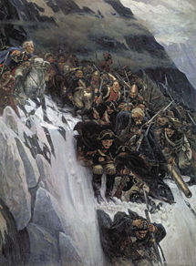An episode from the Russian-French wars.