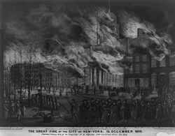 December 16: Great Fire of New York.