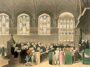 The Court of Chancery, London, early 19th century
