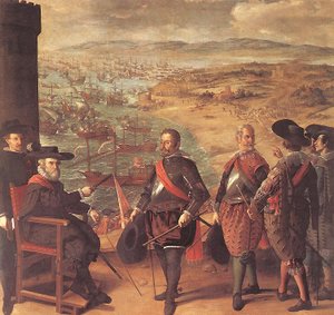 The defense of Cádiz, by Zurbarán