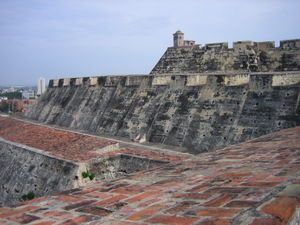 San Felipe de Barajas Fortress (Cartagena). In 1741 the Spanish defeated a British invasion fleet and army from this fortress in present-day Colombia.